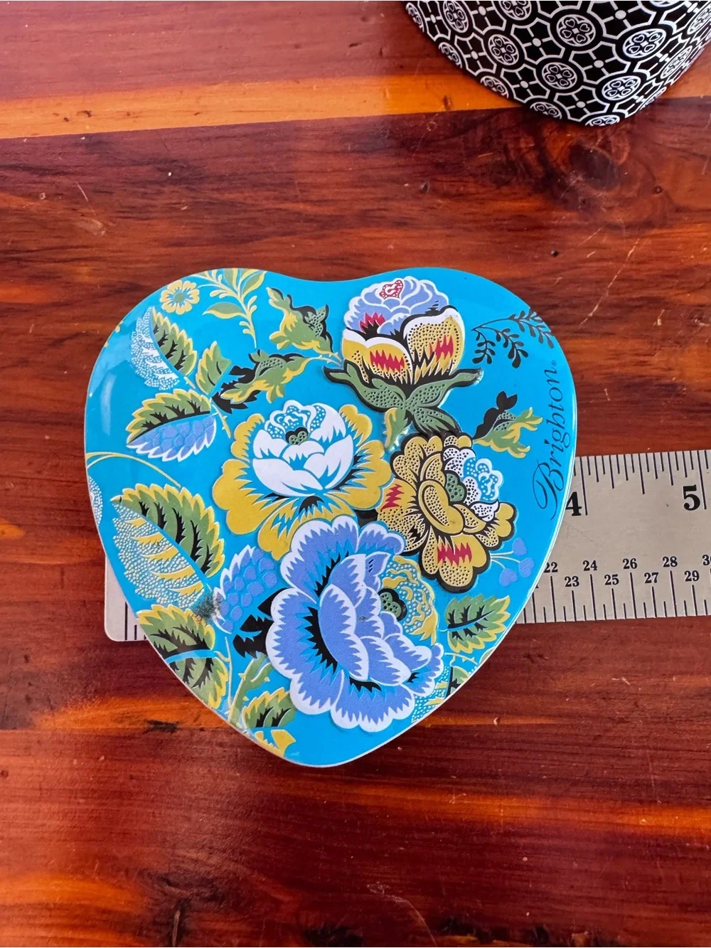 Brighton Heart Tin Box Lot of 3 Jewelry Keepsake Storage Boxes